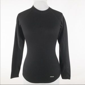 Patagonia XS Black Long Sleeve Performance Base Layer Capilene Shirt